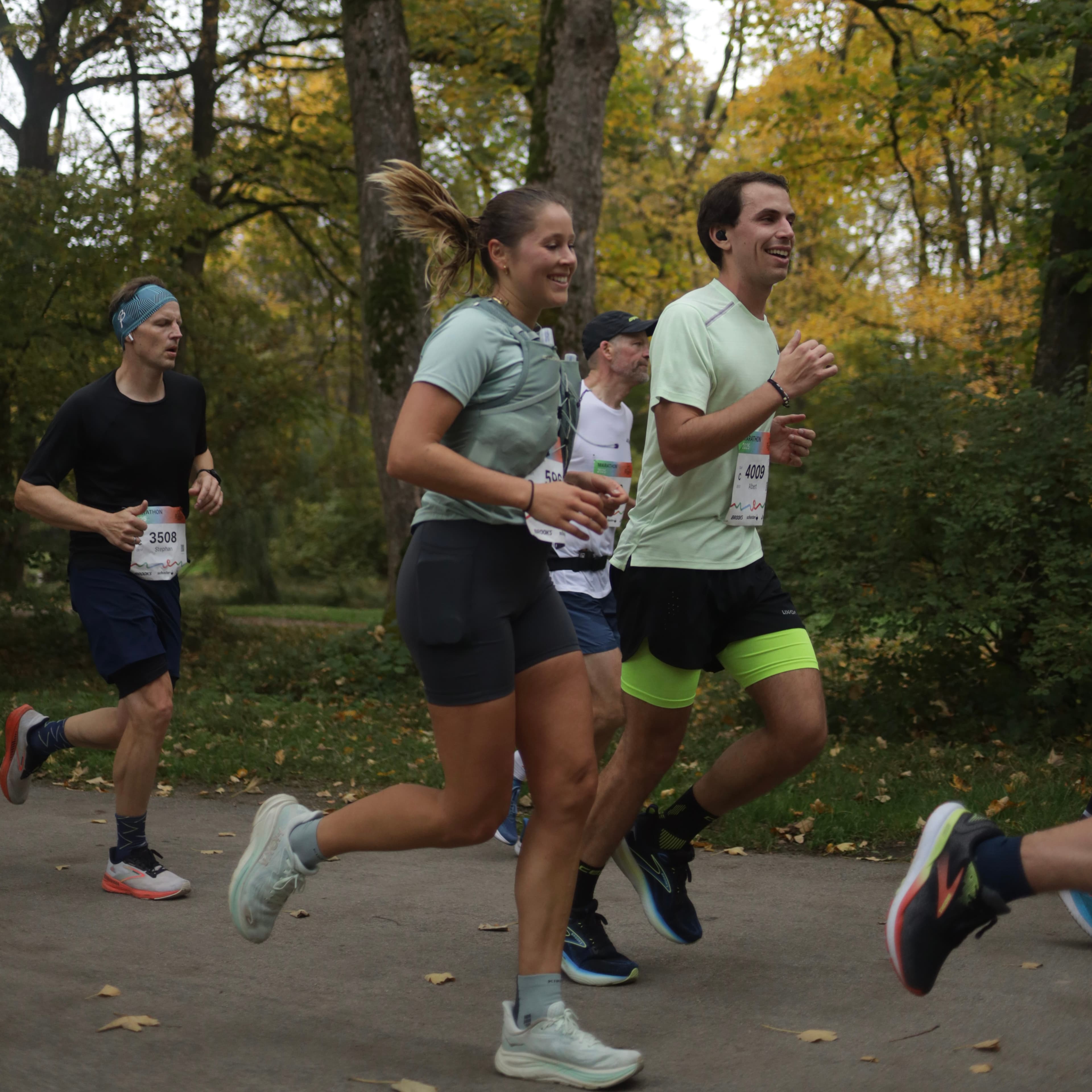 Laufstrecke entlang der Donau
